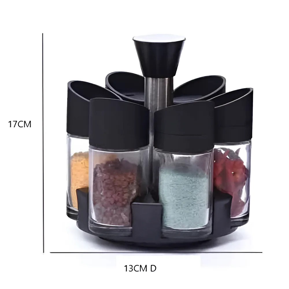 Rotating Spice Organizer With 6 Jars F49-8-964