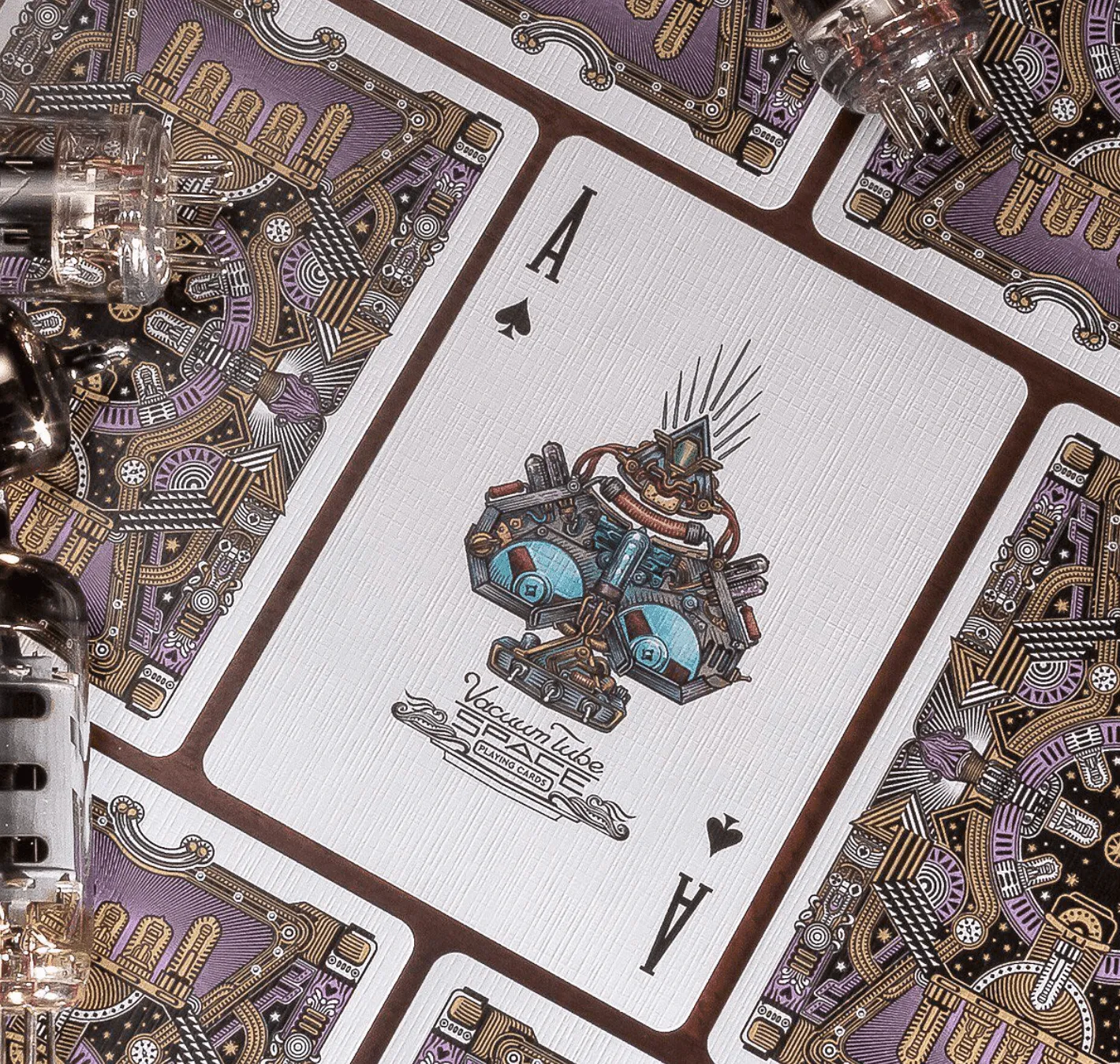 Vacuum Tube Space Playing Cards