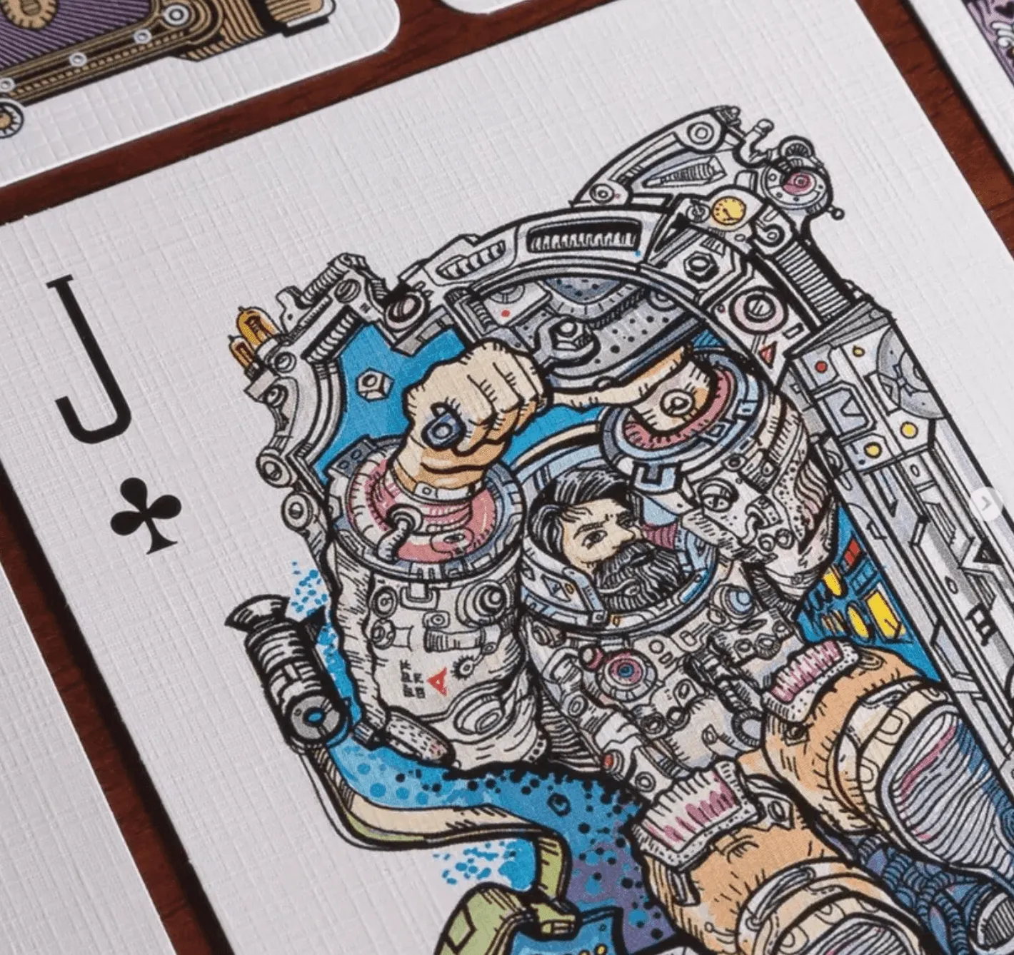 Vacuum Tube Space Playing Cards