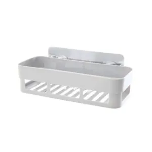 Wall Mounted Bathroom Shelf Durable Suction Cup Corner Drainage Shelf Dish