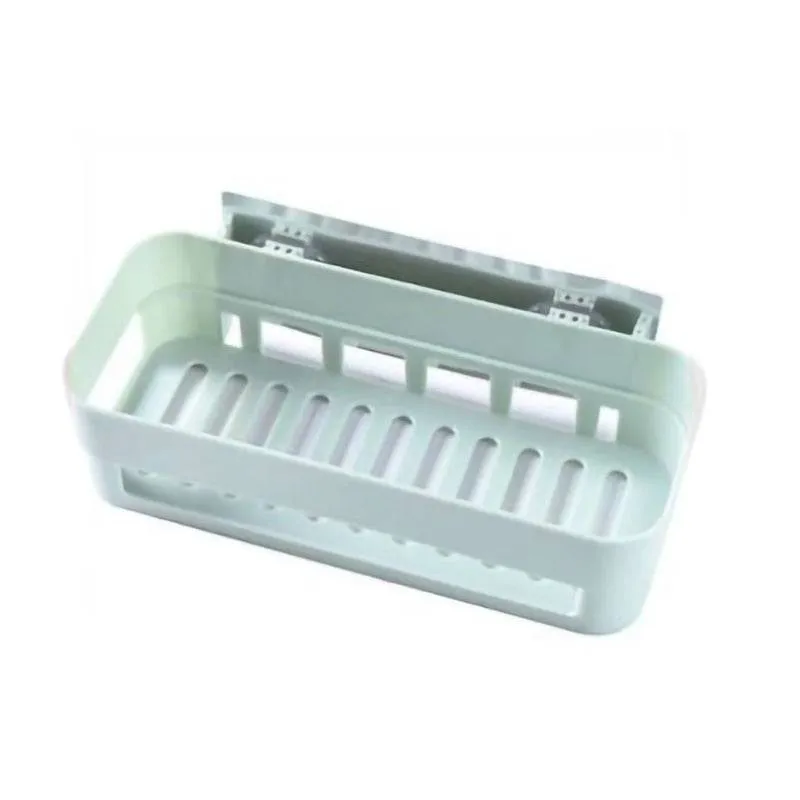 Wall Mounted Bathroom Shelf Durable Suction Cup Corner Drainage Shelf Dish
