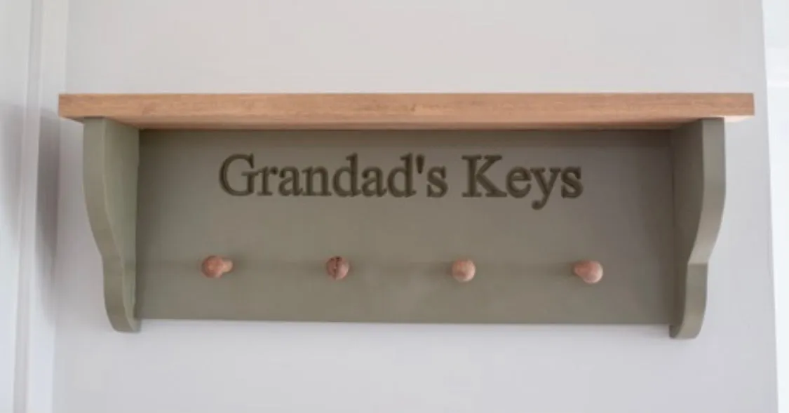 Wall Mounted Dad's Keys Rack