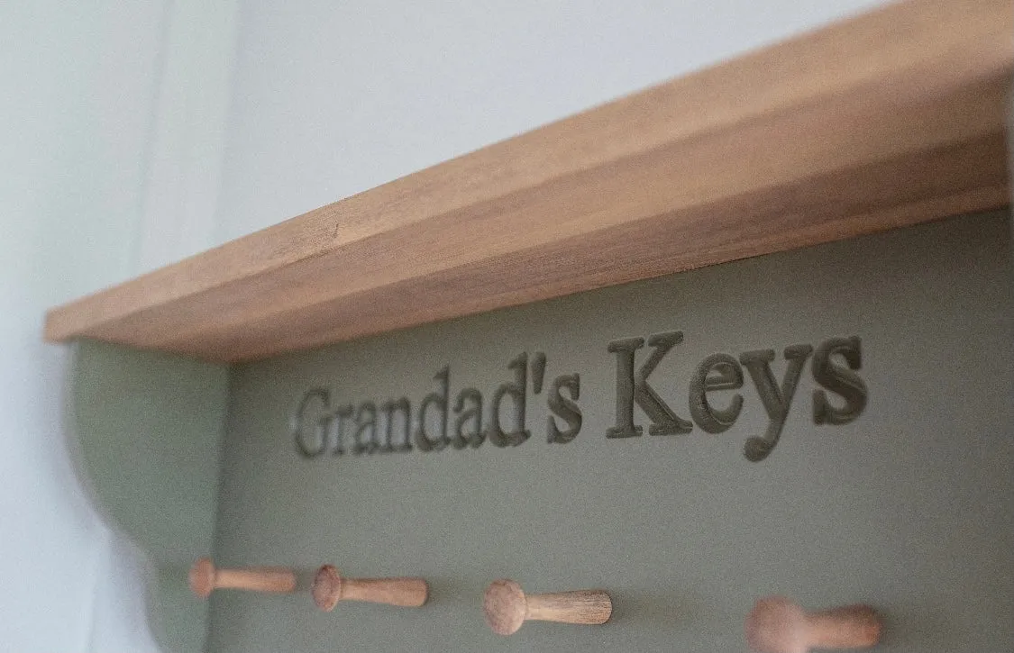 Wall Mounted Dad's Keys Rack