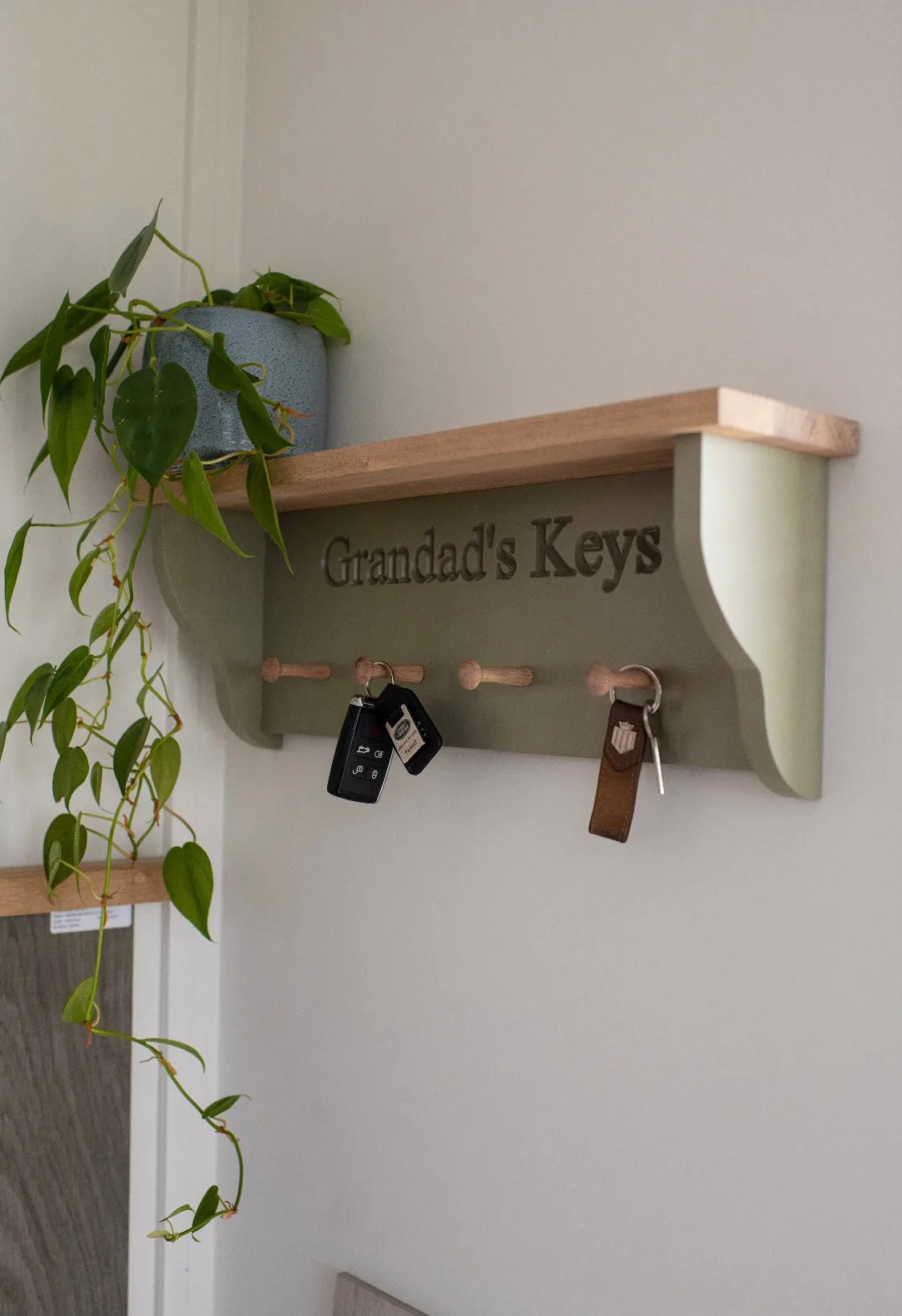 Wall Mounted Dad's Keys Rack