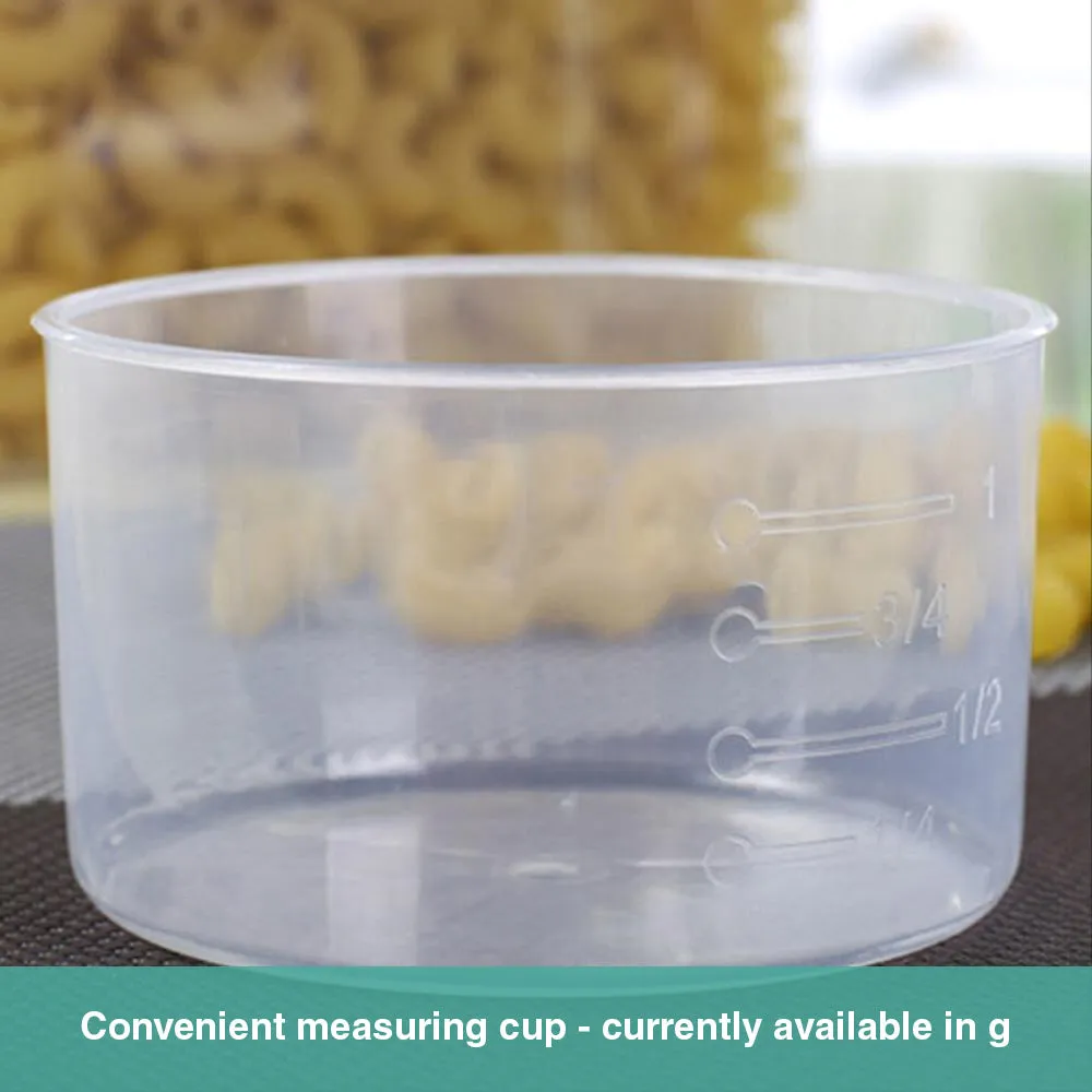 Wasel Plastic Dried Food Storage Containers Lids Box Jars Airtight Cereal Rice