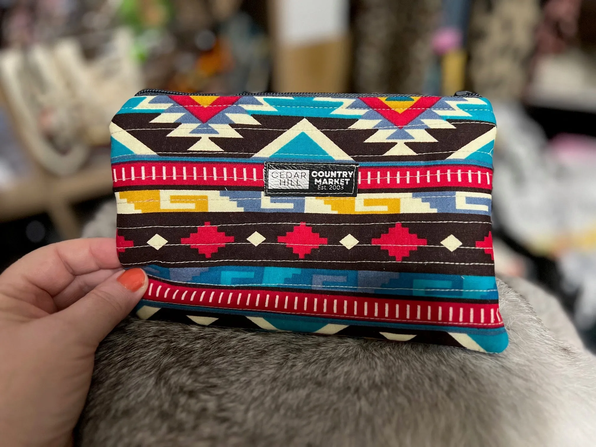 Western Inspired Makeup Bags - Set of 3